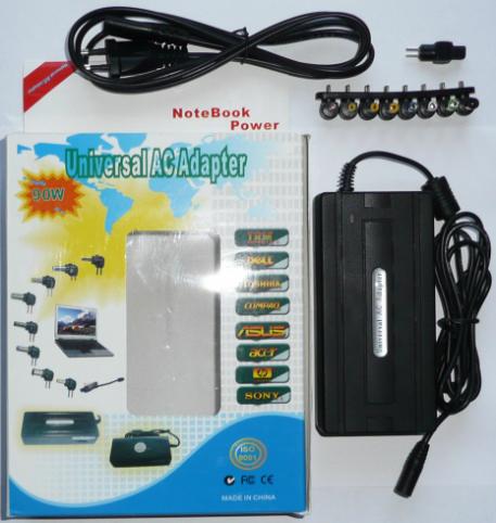 Adapters Laptop Universal Adaptateur 90W Ajustement Automatique de la Tension