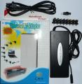 Adapters Laptop Universal <br><b>Adaptateur Universel 120W pour ordinateur portable</b><br>
Il permet d'alimenter l'ordinateur et de recharger la batterie en m�me temps.
<br><br>Avec ses 9 embouts, il se branche sur tout les mod�les d'ordinateur portable.