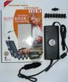 Adapters Laptop Universal <br><b>Adaptateur Universel 120W pour ordinateur portable</b><br>
Il permet d'alimenter l'ordinateur et de recharger la batterie en m�me temps sur une prise allume cigare.
<br><br>Avec ses 9 embouts, il se branche sur tout les mod�les d'ordinateur portable.
