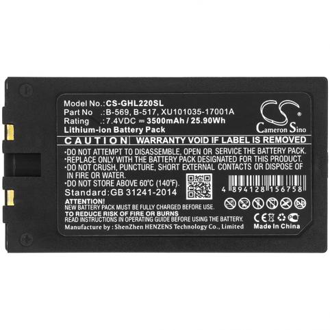 Batterie appareil de mesure graphtec gl800e