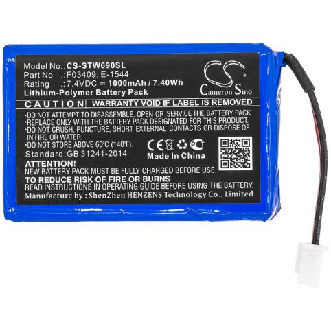 Batterie appareil de mesure satlink ws 6908