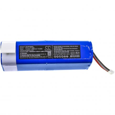 Batterie aspirateur ecovacs dlx11 21 61