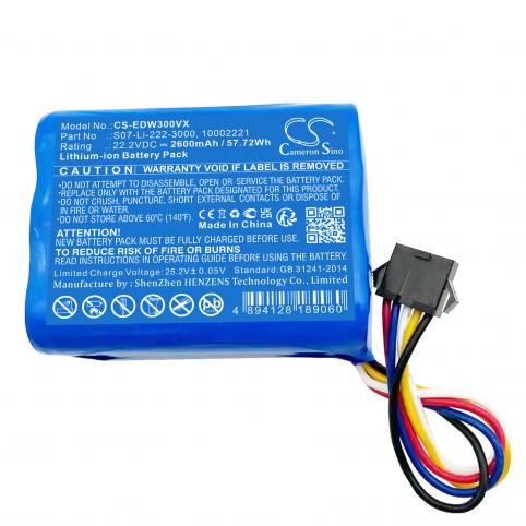 Batterie  ecovacs s07-li-222-3000 winbot x