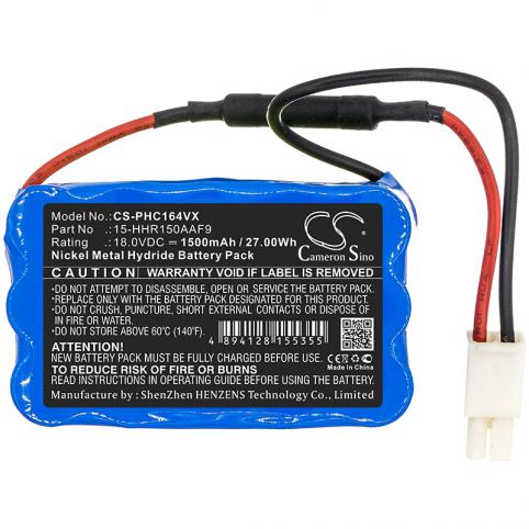 15 hhr150aaf9 fc6164 batterie aspirateur philip