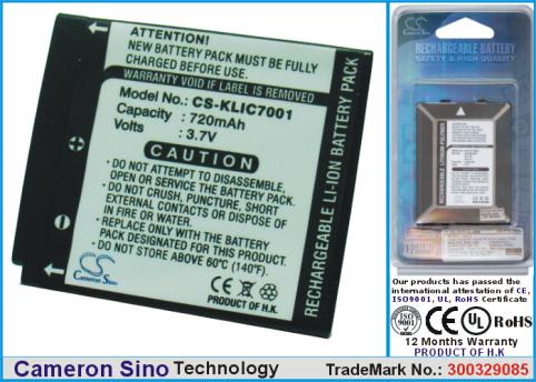 Batterie camescope polaroid t 1234