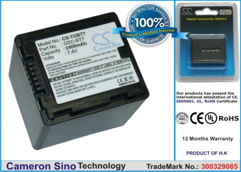 Batterie  toshiba haute capacite gigashot gsc-k80h , gigashot gsc-a40f , gigash