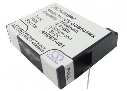 Batterie  gopro haute capacite gopro hero 4