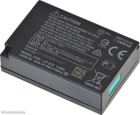 Lp e17 eos 8000d batterie camescope canon