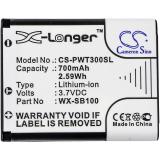 Batterie casque sans fil panasonic wx ch455