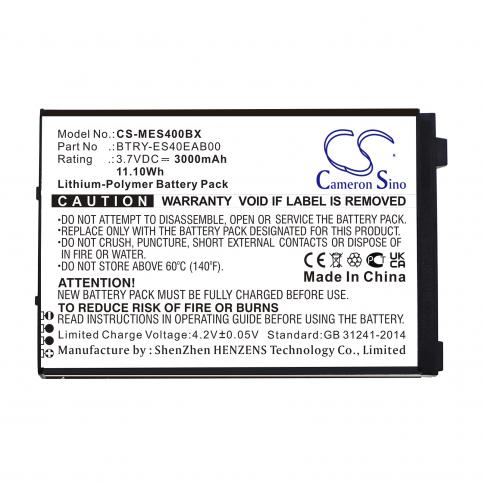 Btry es40eab00 es400 batterie lecteur code barr