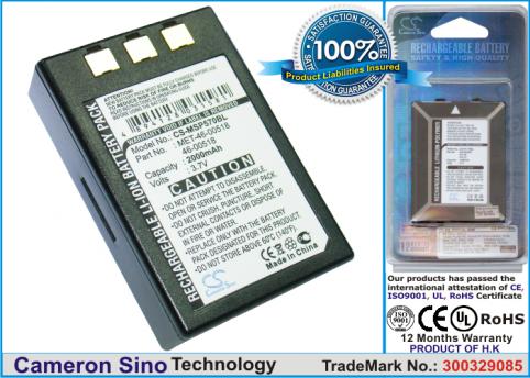 Batterie lecteur code barre metrologic sp5700 optimus 