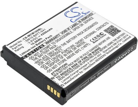 Sm10 batt s41 m3 mobile sm10 batterie lecteur c