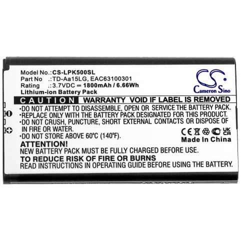 Batterie enceinte lg np5550wl