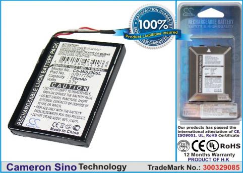 Batterie  mitac mio mio spirit 300, spirit 300 traffic, spirit 555, spirit 555 t