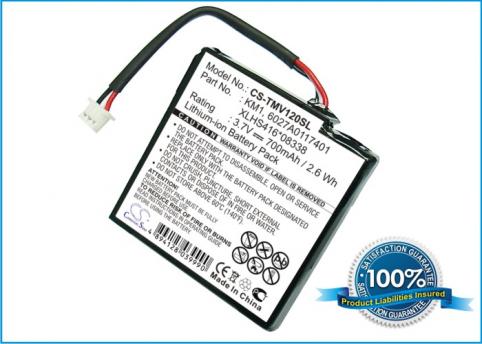 Batterie  tomtom tomtom via 120 via 125 via live 120 via live 125 via live via l