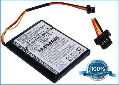 Batterie  tomtom one 140, 1ek0.052.02, one 140s us, one 140s, 4ek0.001.02