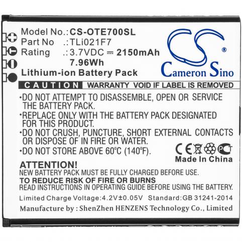 Batterie hotspot alcatel tli021f7 