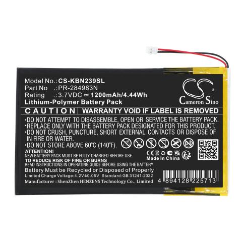Pr 284983n clara hd n249 batterie livre electronique kobo