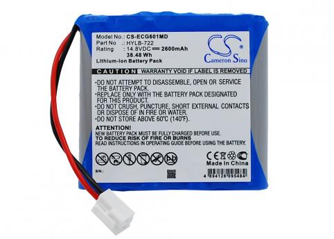 Batterie medical biocare ecg 6010