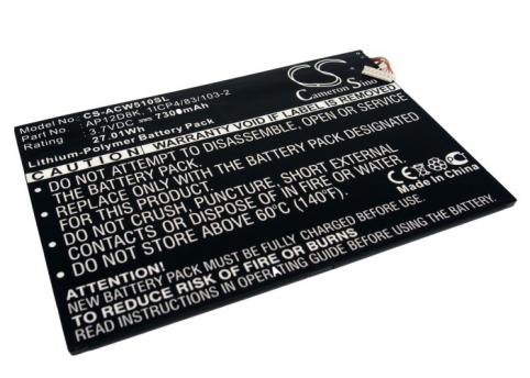 Batterie tablette acer iconia tab p3 171