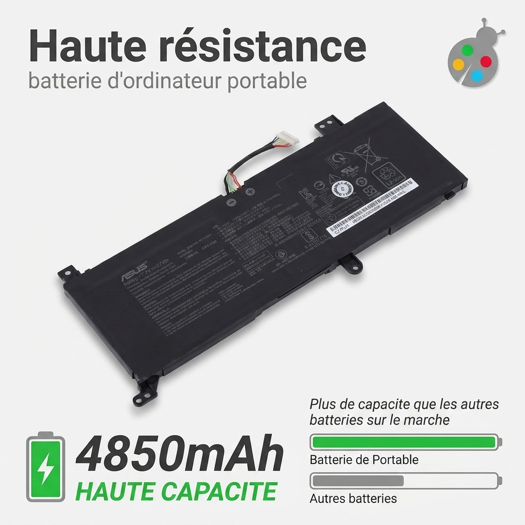 Batterie ordinateur portable asus r515da