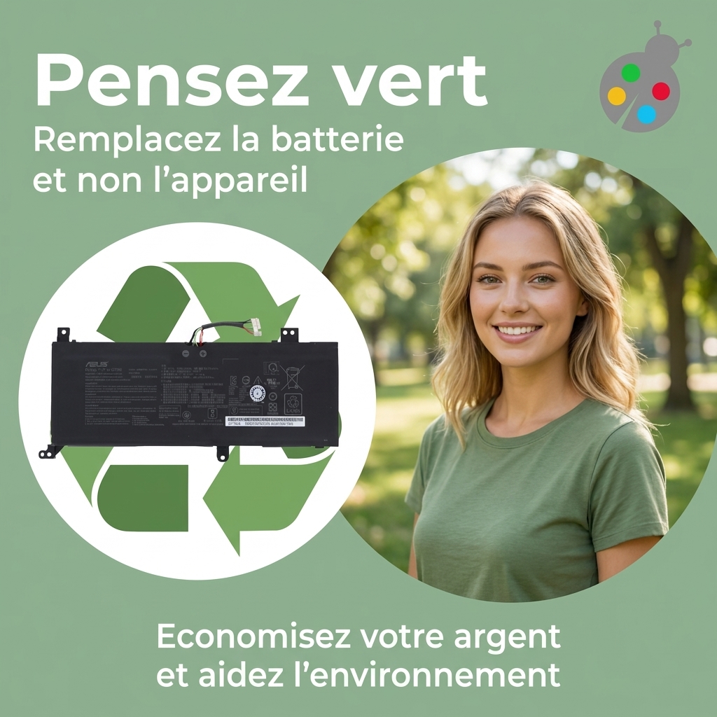 Batterie ordinateur portable asus r515da