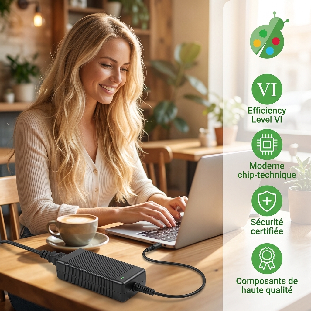 Chargeur ordinateur portable hp  probook 470 g7 8vu33ea