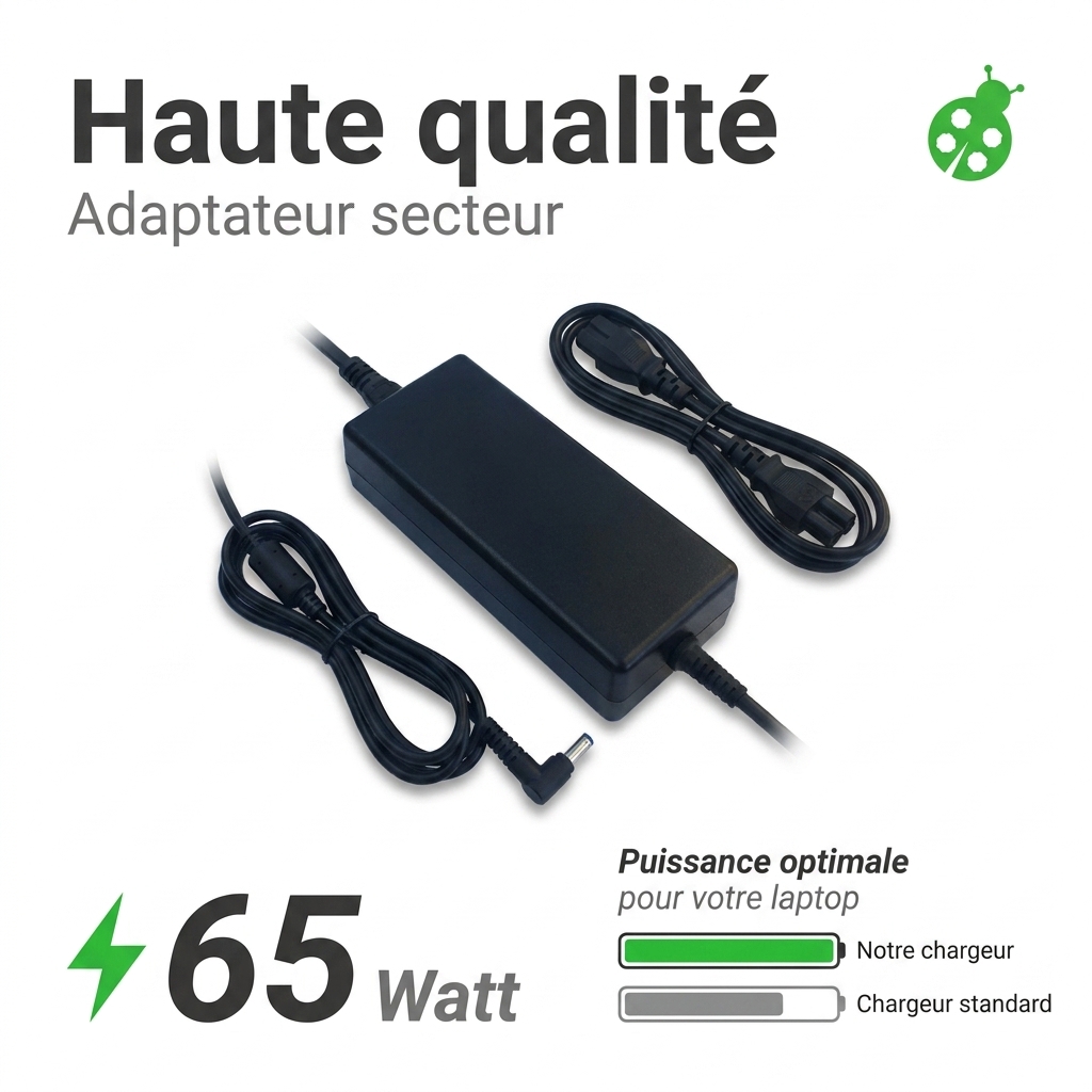 Chargeur ordinateur portable hp  probook 645 g3 modele 2
