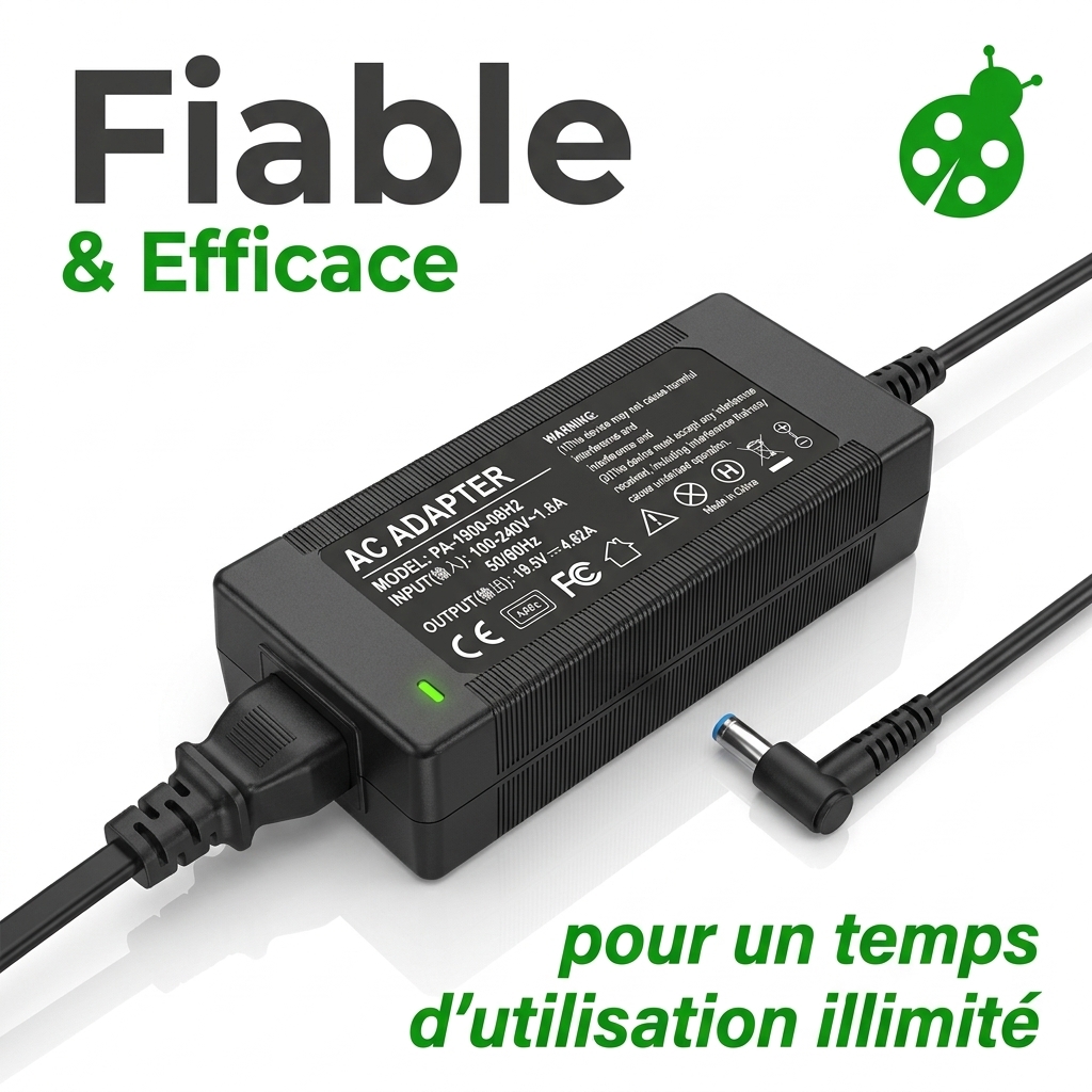 Chargeur ordinateur portable hp  probook 645 g3 modele 2