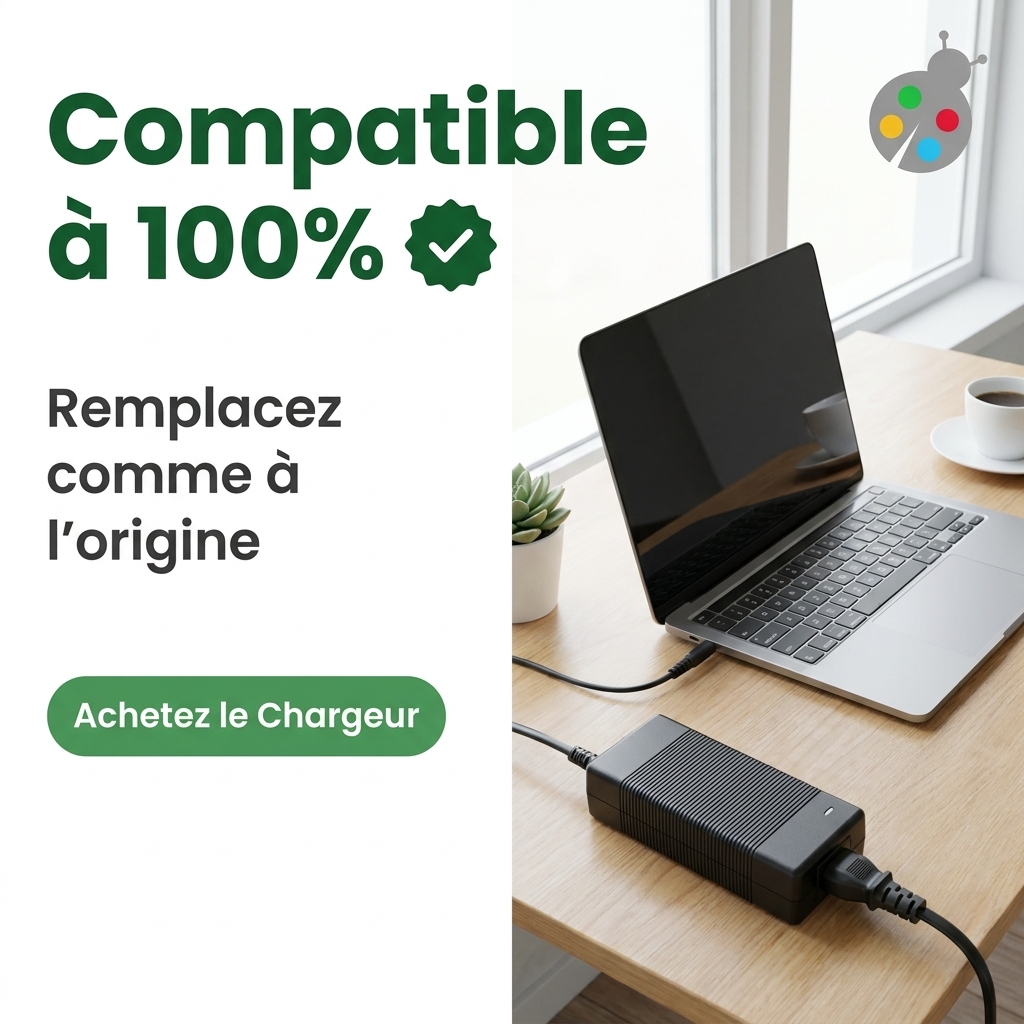 Chargeur ordinateur portable hp  probook 645 g3 modele 2