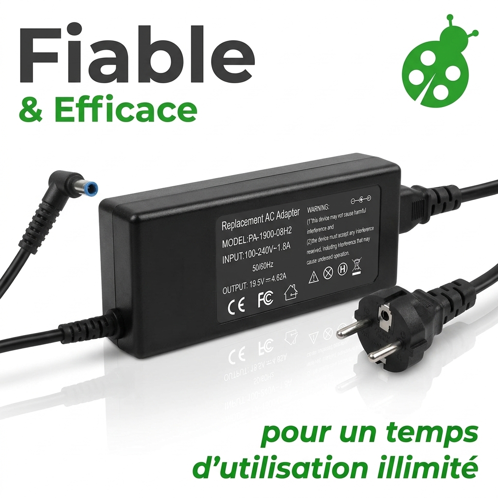 Chargeur ordinateur portable hp  notebook 17 cp0253nf