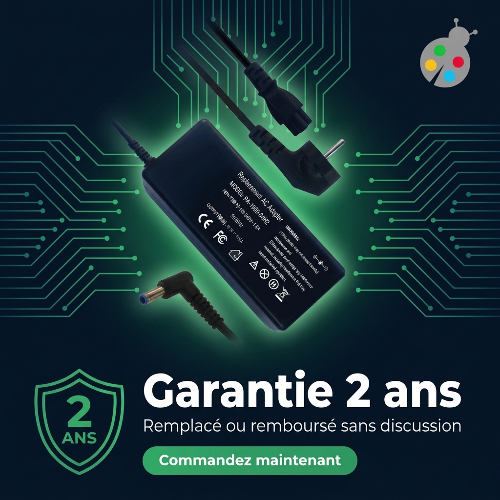Chargeur ordinateur portable hp  notebook 17 cp0253nf