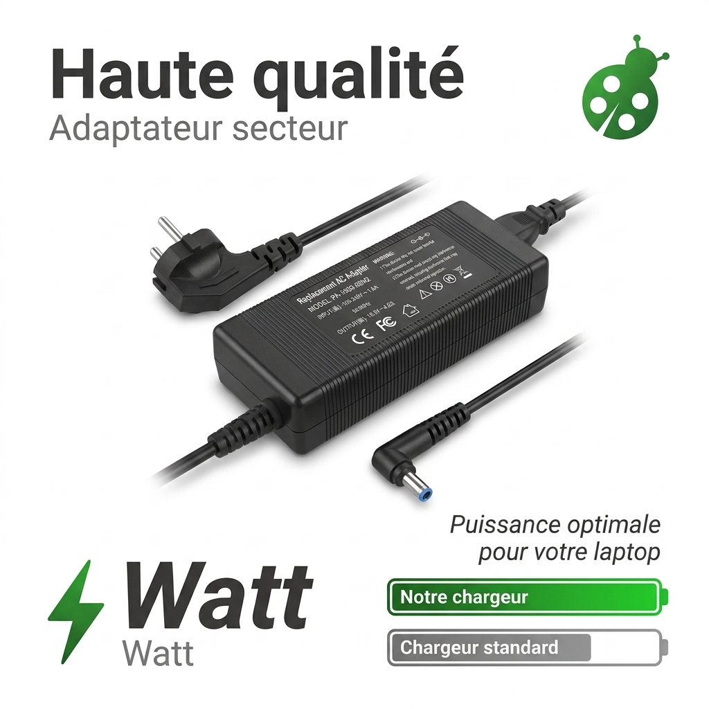 Chargeur ordinateur portable hp  notebook 14s dq2007nf