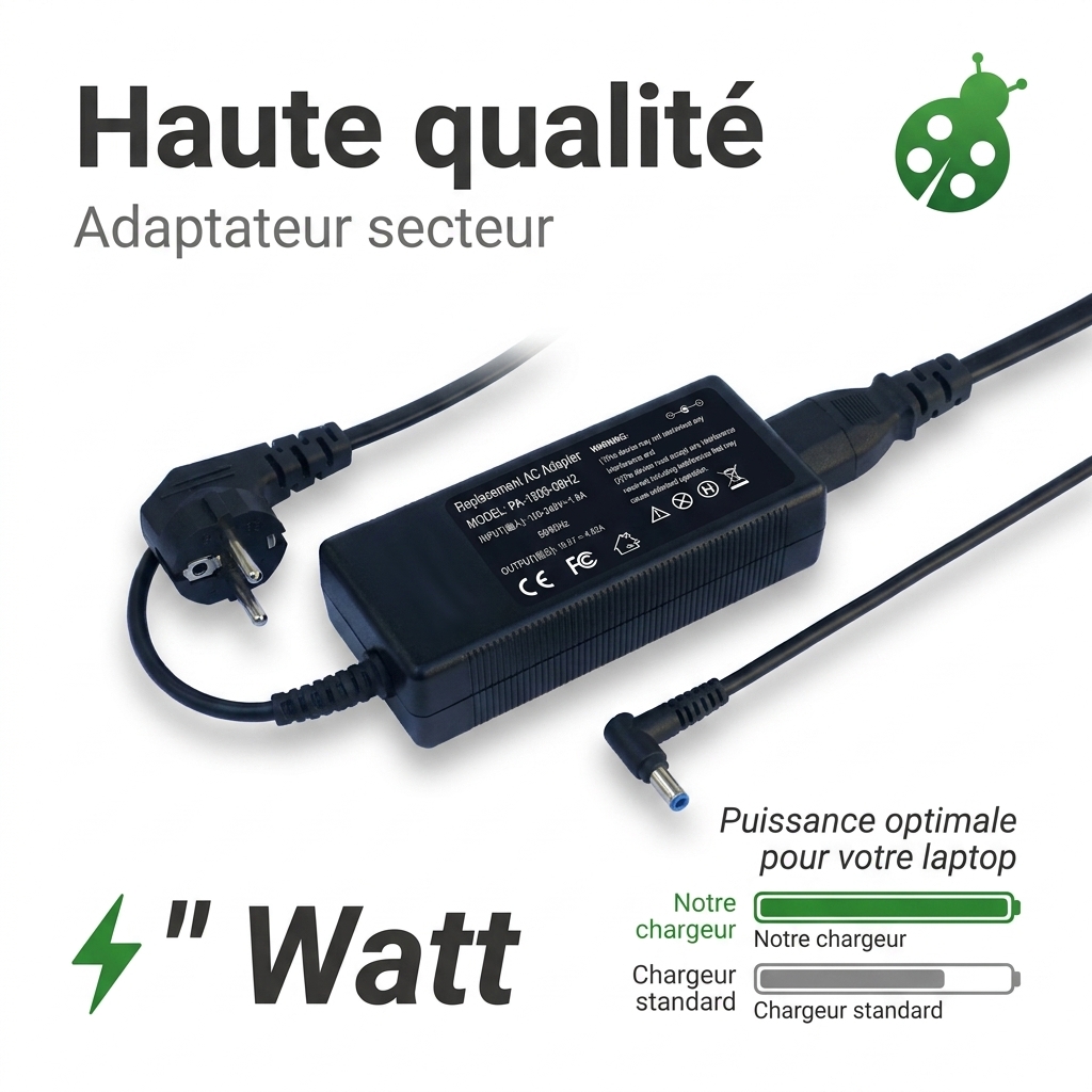 Chargeur ordinateur portable dell inspiron 13 7391