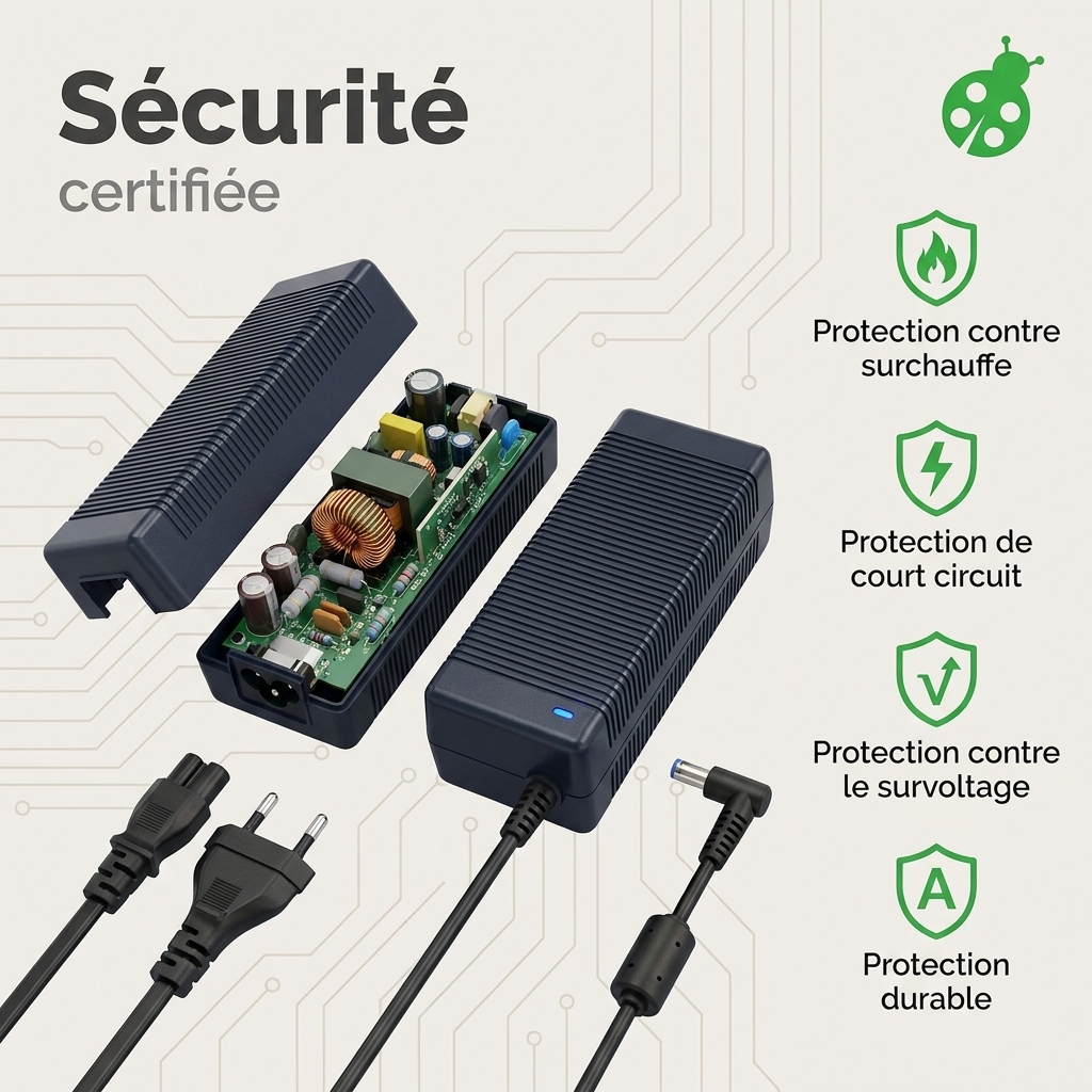Chargeur ordinateur portable dell inspiron 13 7391
