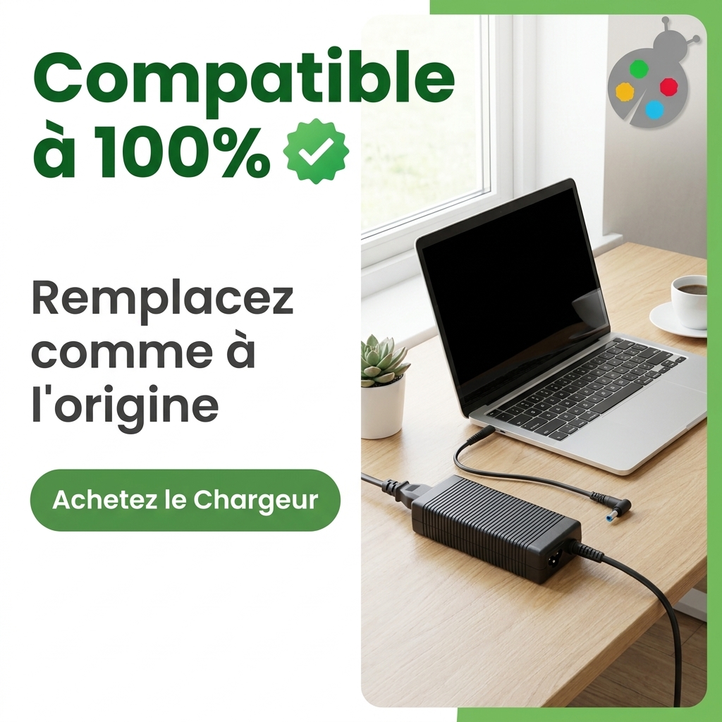 Chargeur ordinateur portable dell latitude 3490