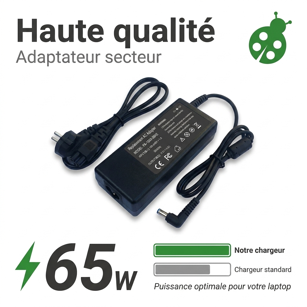 Chargeur ordinateur portable dell vostro 3580