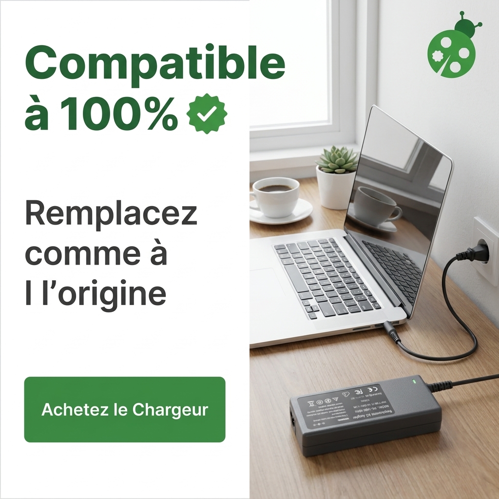Chargeur ordinateur portable dell vostro 3580