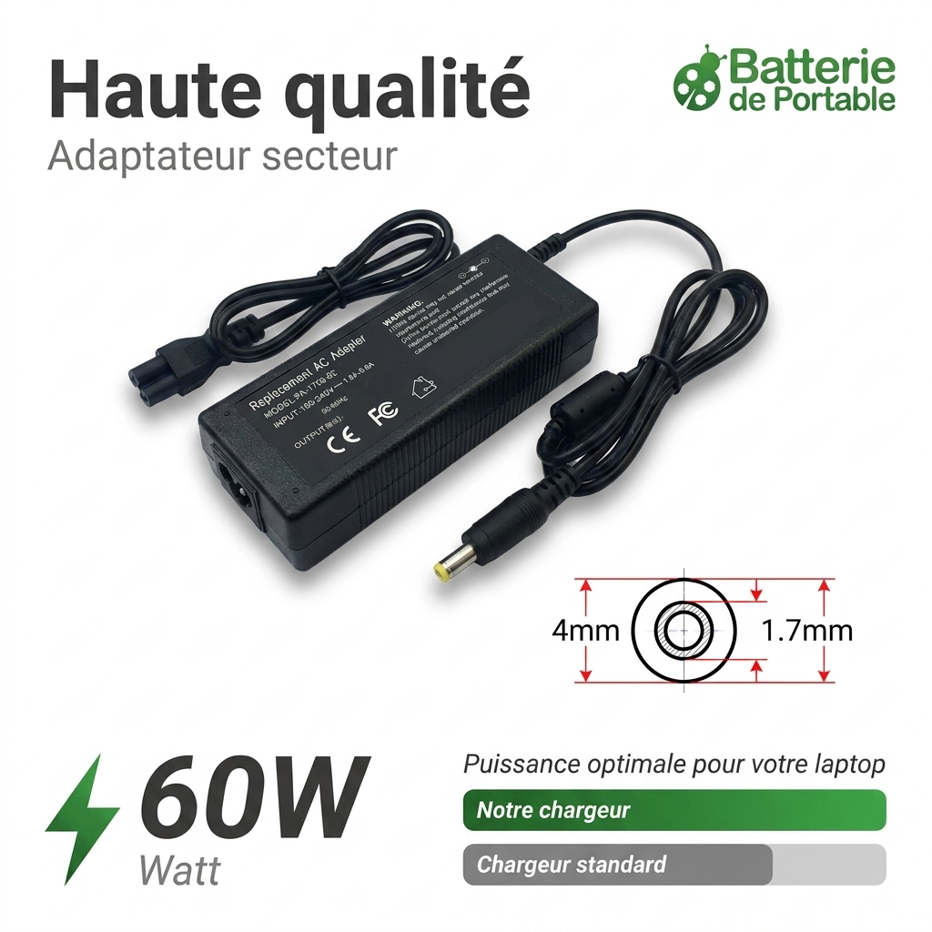 Chargeur ordinateur portable  compaq mini 700ei
