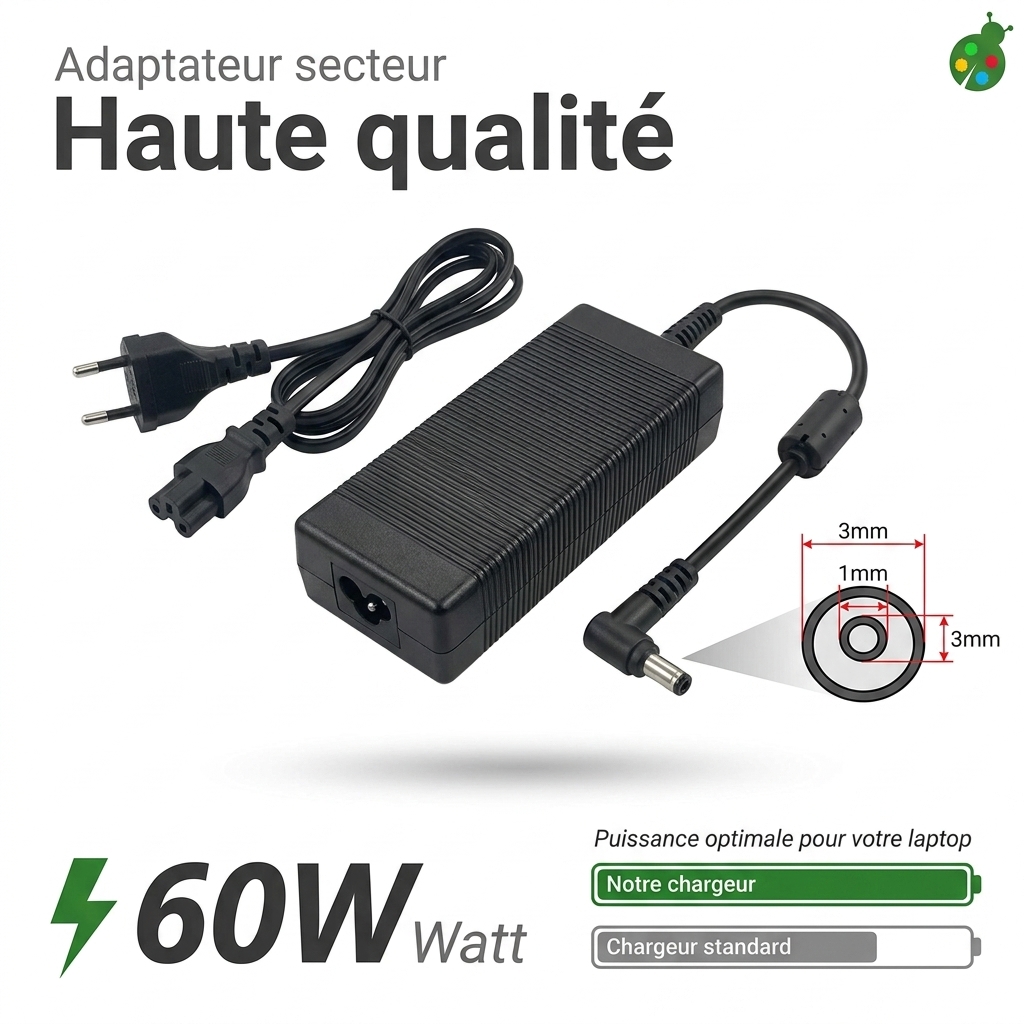 Chargeur ordinateur portable acer aspire a314 n20q1