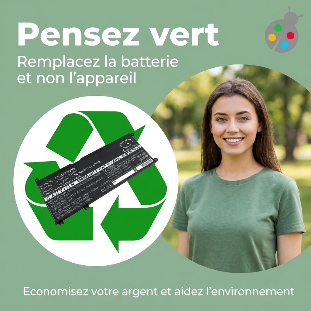 Batterie ordinateur portable dell vostro 7580