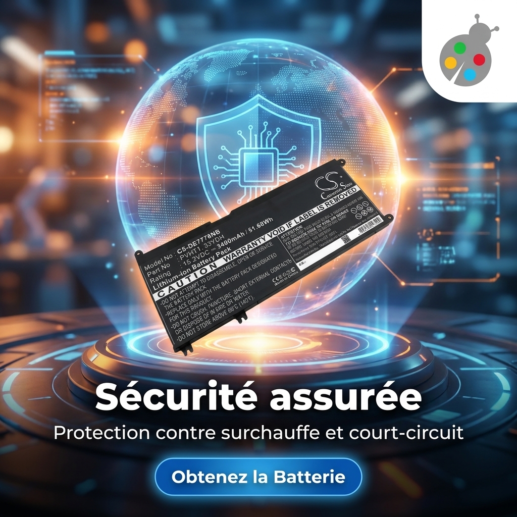 Batterie ordinateur portable dell vostro 7580