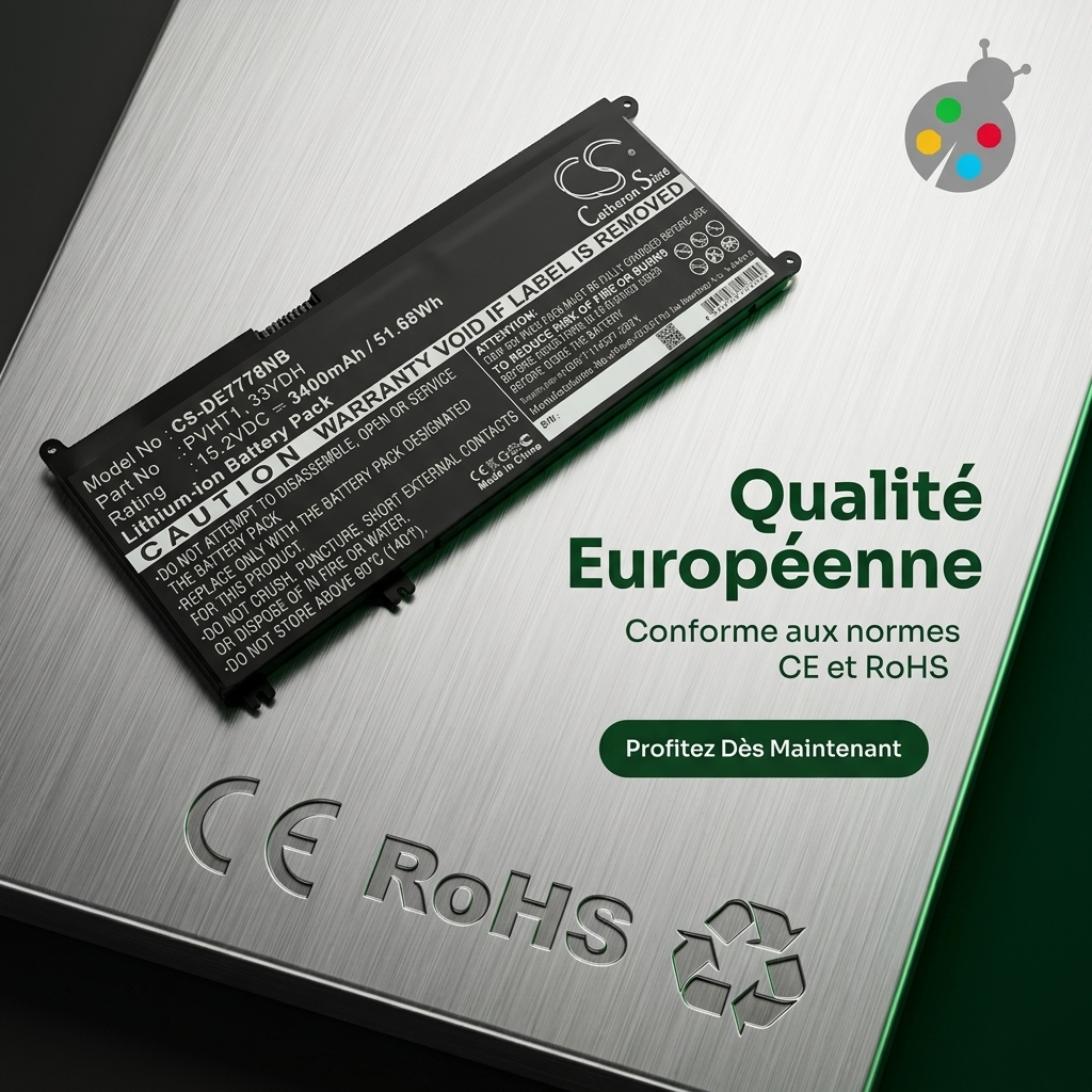 Batterie ordinateur portable dell vostro 7580