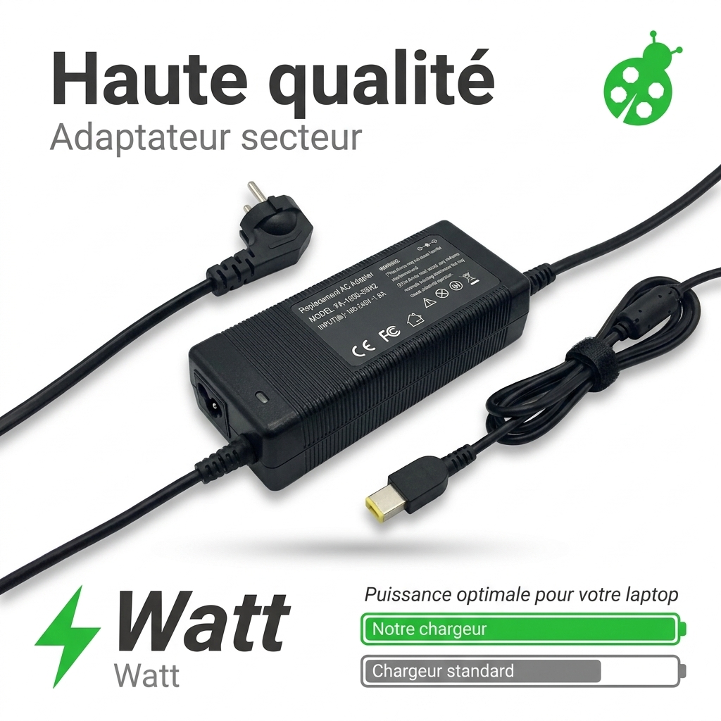 Chargeur ordinateur portable lenovo thinkcentre m710q