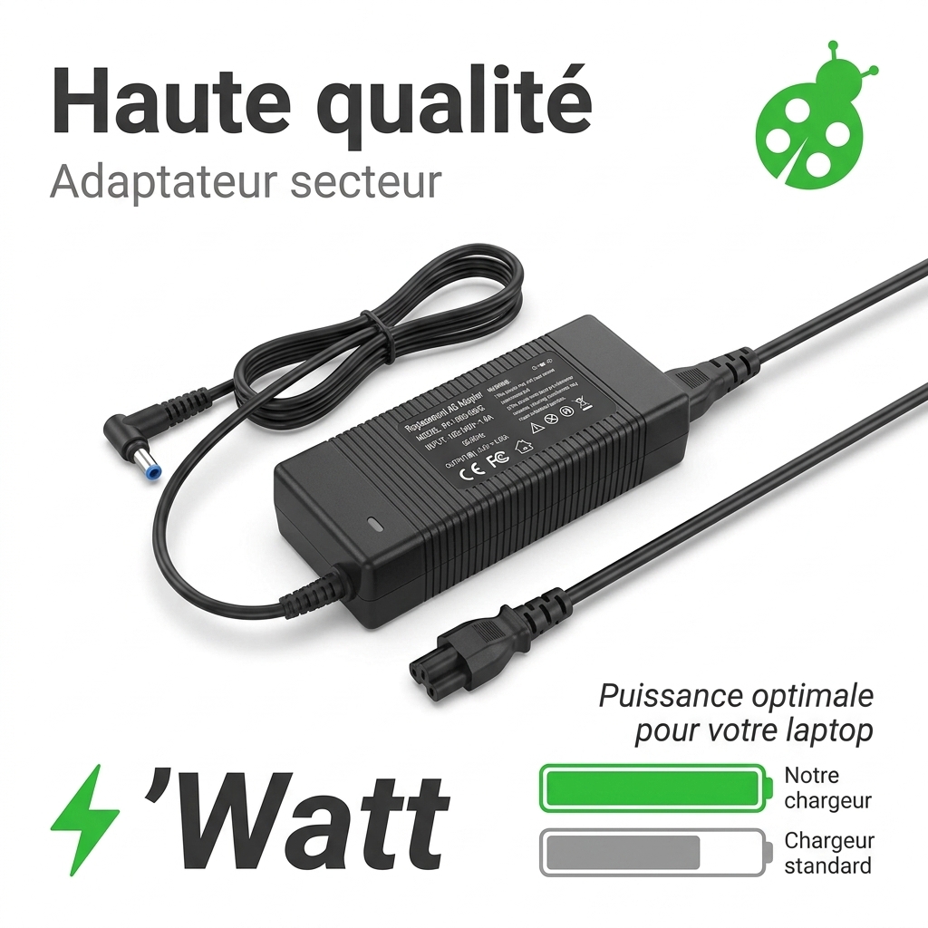 Chargeur ordinateur portable dell inspiron 15 7000 7567