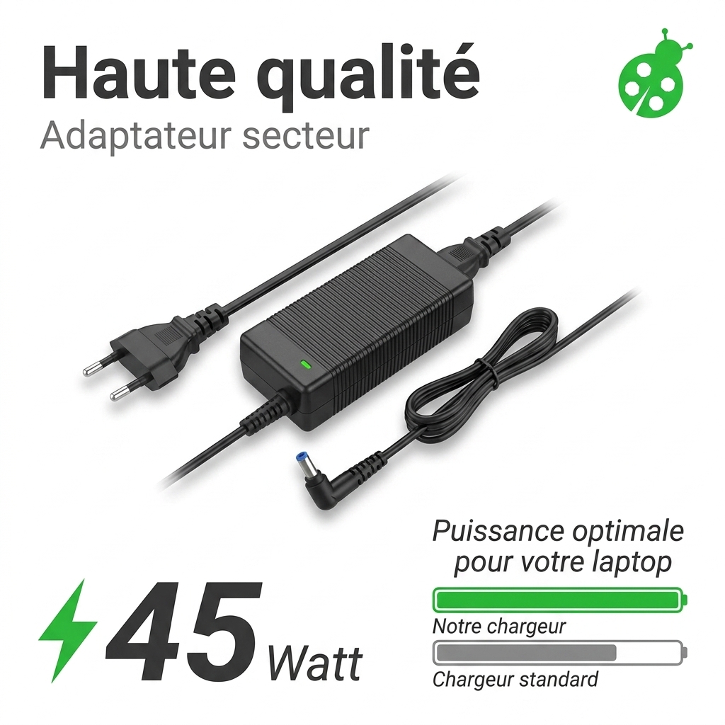 Chargeur ordinateur portable dell inspiron 16 5000 5620