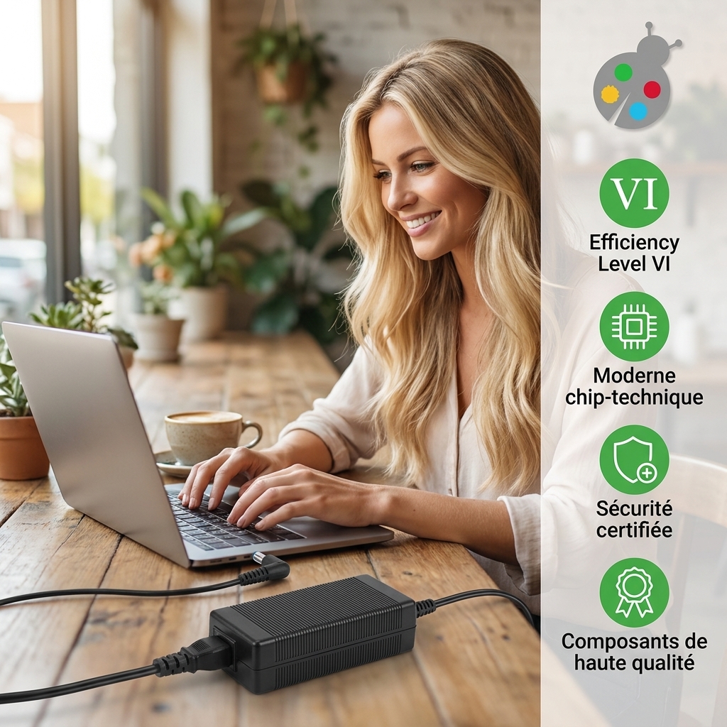 Chargeur ordinateur portable dell latitude 3410 p129g001