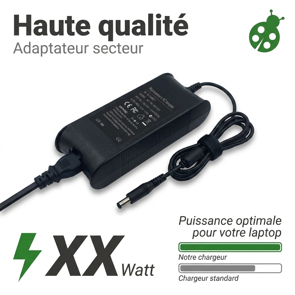 Chargeur ordinateur portable dell latitude 7290