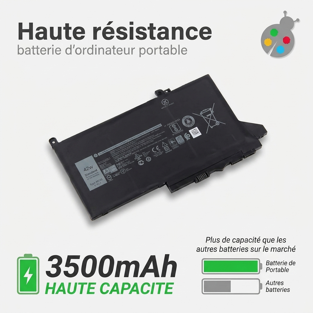 Batterie ordinateur portable dell latitude 5300