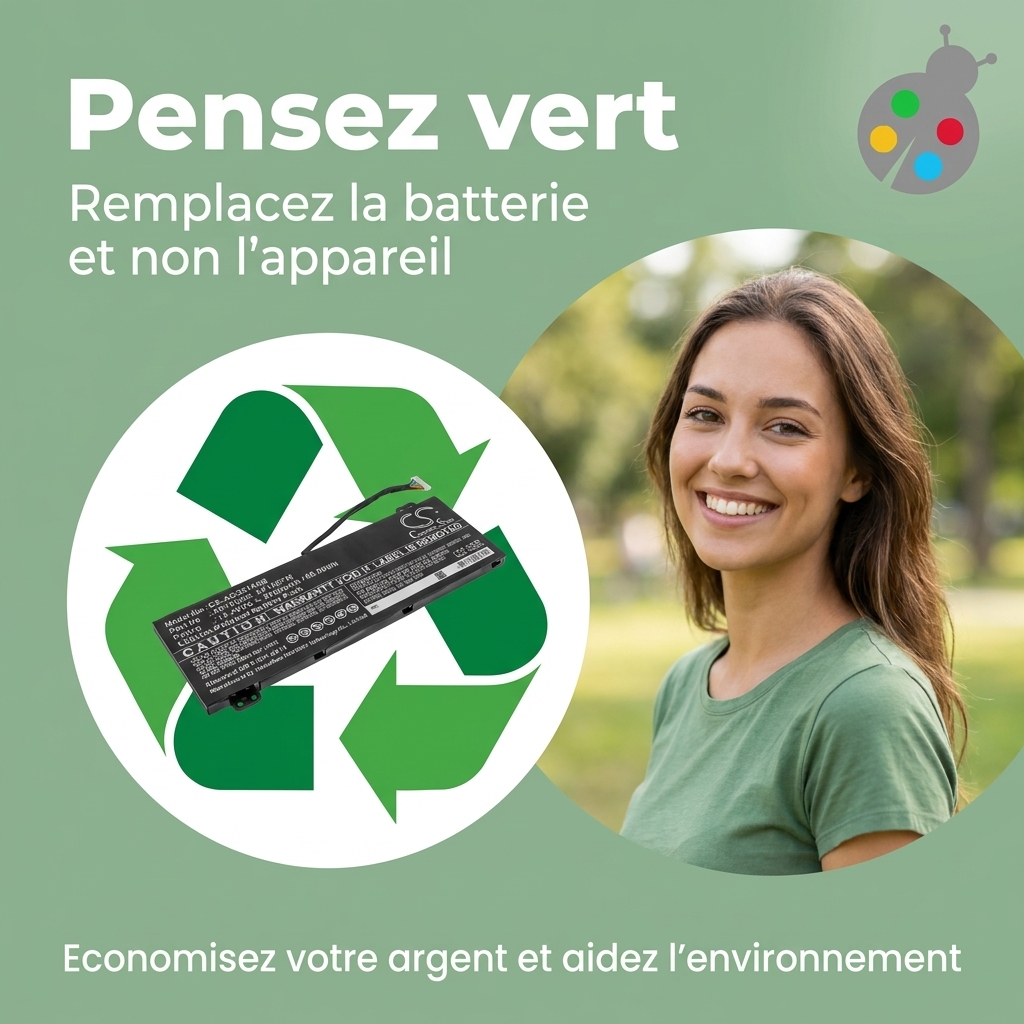 Batterie ordinateur portable acer conceptd 3 cn315 71p 74ac